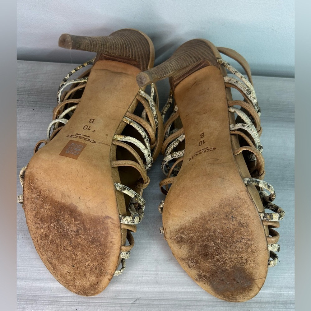Coach Jody Leather Heels size 10 - Picture 4 of 4